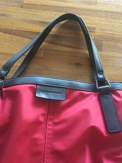 burberry roja bolsa tradicional